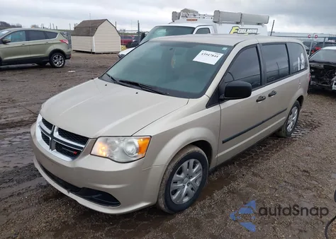2014 Dodge Grand Caravan American Value Pkg z USA, uszkodzony, nr VIN 2C4RDGBG8ER129227